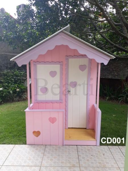 Casinha 1,0m x 1,0m x 1,5m Modelo CD001